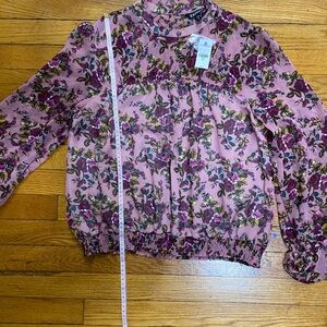 Express Floral Pink Blouse